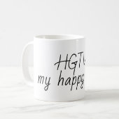 Mug le hgtv est mon endroit heureux (Devant gauche)