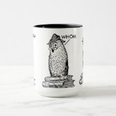 Mug Le hibou de grammaire indique qui (Centre)