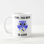 Mug Le hibou que vous avez besoin est amour, (Gauche)