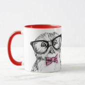 Mug Le hibou ringard vous observe (Gauche)