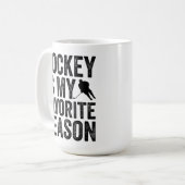 Mug Le hockey est ma saison préférée (Devant gauche)