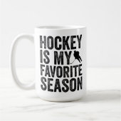 Mug Le hockey est ma saison préférée (Gauche)