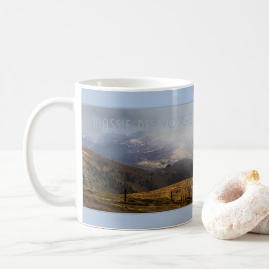 Mug Le Hohneck, Mountain View, Vosges, France (Avec donut)