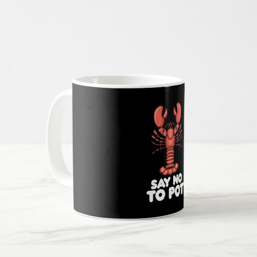 Mug Le Homard Dit Non Au Pot (Devant gauche)