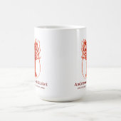 Mug Le homard rouge épineux de votre entreprise (Centre)