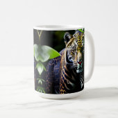 Mug Le Jaguar - Prédateur de la jungle de feu (Devant droit)