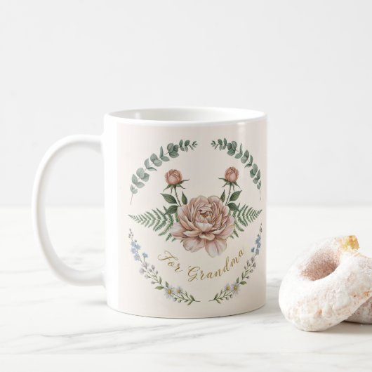 Mug Le jardin botanique de grand-mère (Avec donut)
