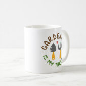 Mug Le jardinage est ma thérapie (Devant droit)