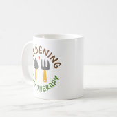 Mug Le jardinage est ma thérapie (Devant gauche)