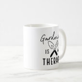 Mug Le jardinage est ma thérapie (Devant droit)