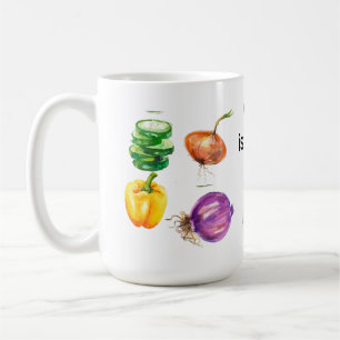 Mug Le jardinage est mon traitement légumes arroser p