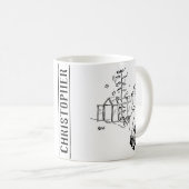 Mug Le jardinier fertilise ses cultures (Devant droit)