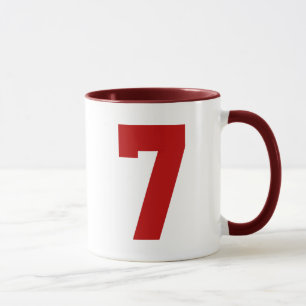 Mug Le Jersey rouge numéro 7