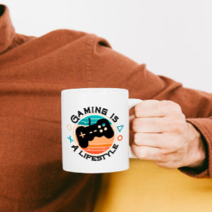 Mug Le jeu est un style de vie Cadeau pour rétro-gamer