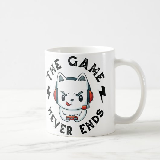 Mug Le jeu ne se termine jamais (Droite)
