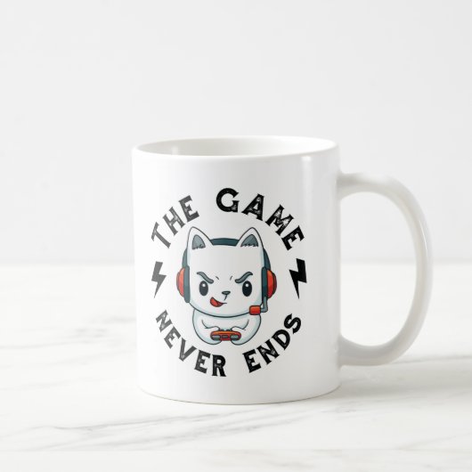 Mug Le jeu n'est jamais terminé (Droite)