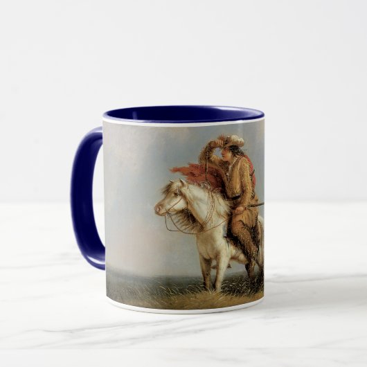 Mug Le Jeune Étranger Perdu, Perdu dans la Prairie par (Devant gauche)