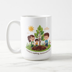 Mug Le jeune plant d'aujourd'hui l'arbre de demain Jou