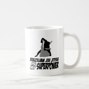 Mug Le jitsu brésilien de jiu est la ma superpuissanc