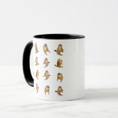Mug le jouet bourré de chien de prairie (Devant gauche)