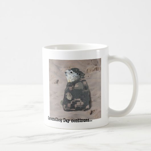 Mug Le jour de Groundhog continue… (Droite)