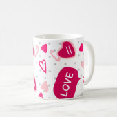 Mug Le jour de la Saint-Valentin, nous trinquons pour  (Devant droit)