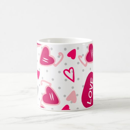 Mug Le jour de la Saint-Valentin, nous trinquons pour  (Centre)