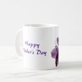 Mug Le jour de mère d'orchidées--Tasse de cadeau (Devant gauche)