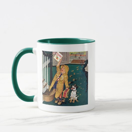Mug Le jour de mère heureux (Gauche)
