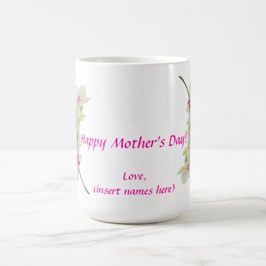 Mug Le jour de mère heureux (Centre)
