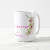Mug Le jour de mère heureux (Devant droit)