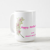 Mug Le jour de mère heureux (Devant gauche)