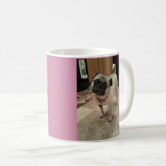 Mug Le jour de mère heureux (Devant droit)