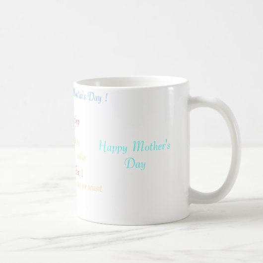 Mug Le jour de mère heureux, MindfulOutstandingThere (Droite)