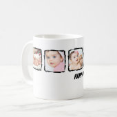 Mug Le jour de mère personnalisée par cadre de (Devant gauche)