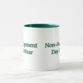 Mug Le jour de Non-Jugement est près (Centre)