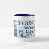 Mug Le jour de pi ne finit jamais par des studios de (Centre)