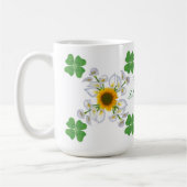 Mug Le jour de St Patrick heureux ! Trèfle avec la (Gauche)
