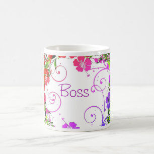 Mug Le jour du patron heureux pour le patron femelle