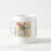 Mug Le jour en mouvement des éléphants (Devant gauche)