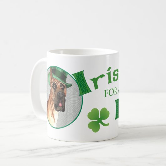 Mug Le jour great dane de St Patrick (Devant gauche)