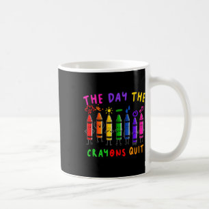 Mug Le Jour Les Crayons Quittent Les Décorations Anniv