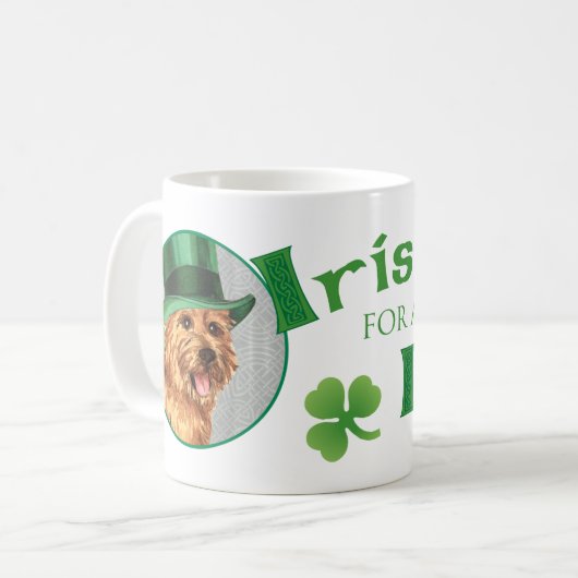 Mug Le jour Norwich Terrier de St Patrick (Devant gauche)