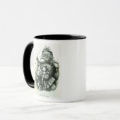 Mug Le joyeux vieux père noël (Devant gauche)