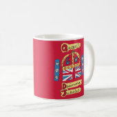 Mug Le jubilé de diamant de la Reine (Devant droit)