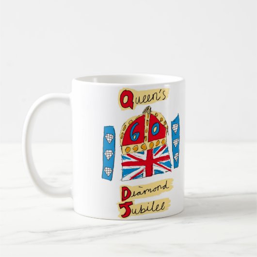 Mug Le jubilé de la reine du diamant (Gauche)