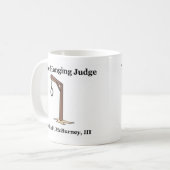 Mug Le juge accrochant (Devant gauche)