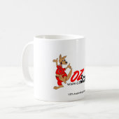 Mug Le kangourou d'Ozscrubs, médical frotte (Devant gauche)