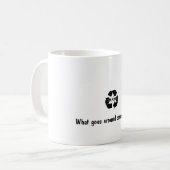 Mug Le KARMA, ce qui circule vient autour (Devant gauche)