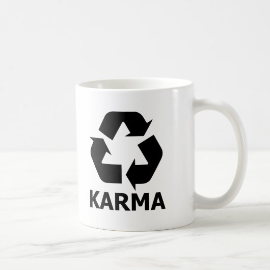 Mug Le karma réutilisent (Droite)